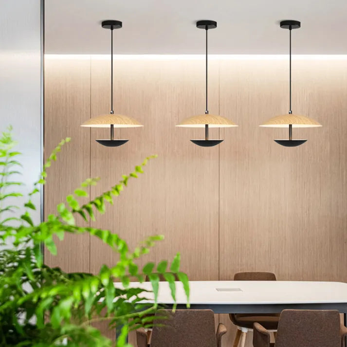 Stylish Pendant Lamp in Two Tone Finish - Halri