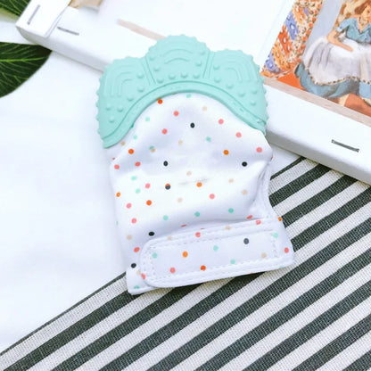 Moufle de dentition pour bébé en silicone souple