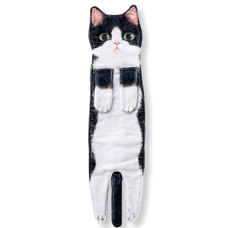 Adorable serviette de plage à motif chaton