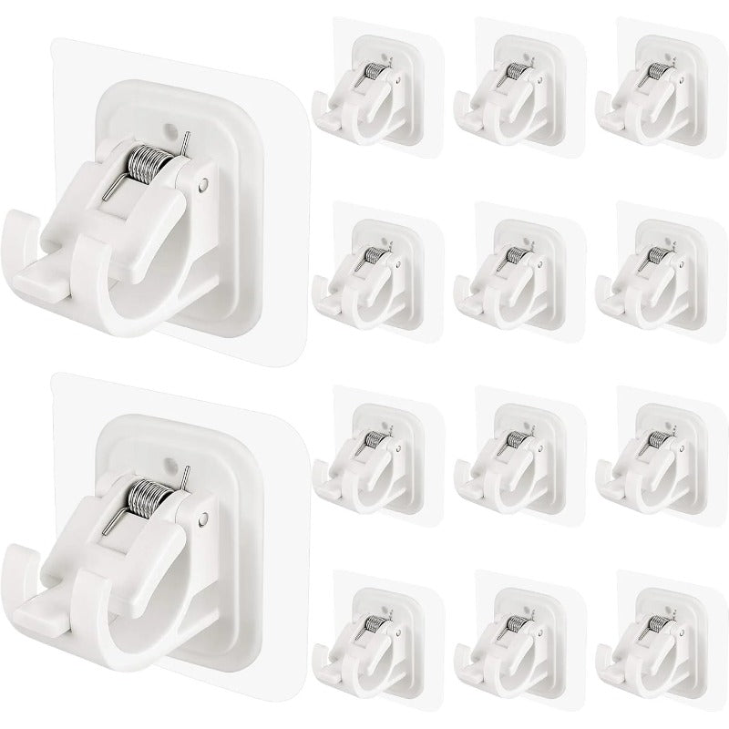 Supports muraux pour tringle à rideaux faciles à installer - Aucun perçage requis