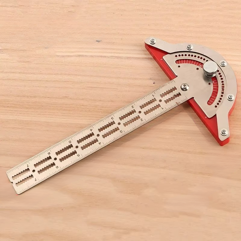 Équerre rapporteur de précision en acier inoxydable