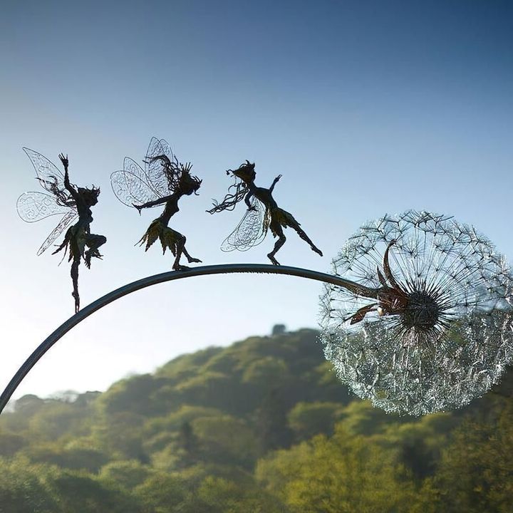 Accessoires de décoration de jardin officiels en métal