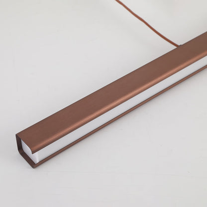 Simple Linear Pendant Light Modern Adjustable Ceiling Lamp