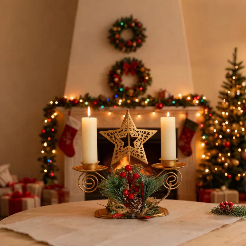 Lanterne à bougie Winter Glow