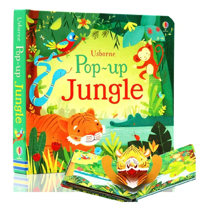 Livre d'histoires 3D pop-up amusant