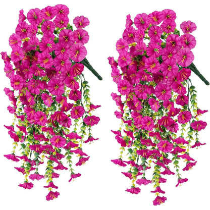 Durable Outdoor Morning Glory Floral Hanging Decoration