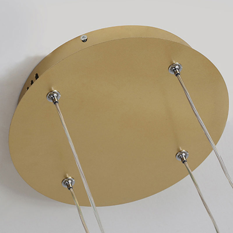 Stylish Metal Pendant Light Circle Design