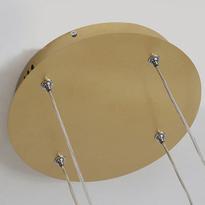 Stylish Metal Pendant Light Circle Design