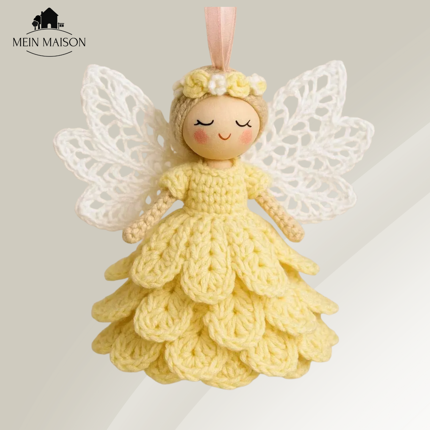 Ornement d'ange gardien fait main et personnalisé 