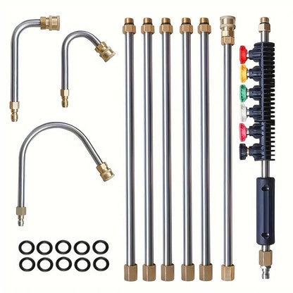 Heavy Duty 4000 PSI Power Washer Extension Wand Set