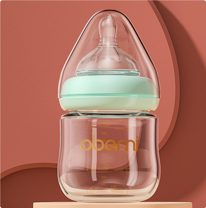 Biberon doux avec tétine en silicone - Anti-coliques sûr