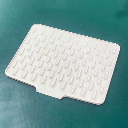 Tapis égouttoir à vaisselle en silicone à séchage rapide