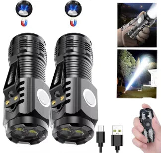 Compact Waterproof LED Torch with 5 Settings