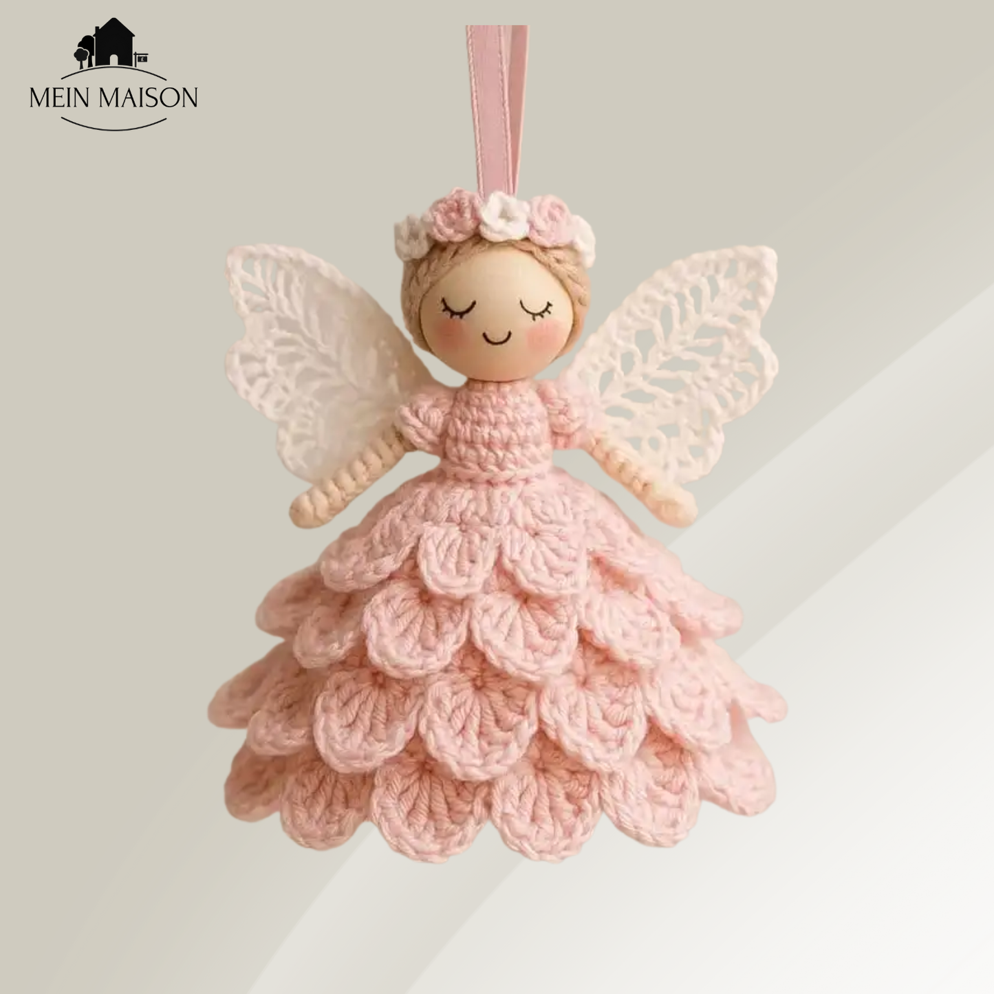 Ornement d'ange gardien fait main et personnalisé 