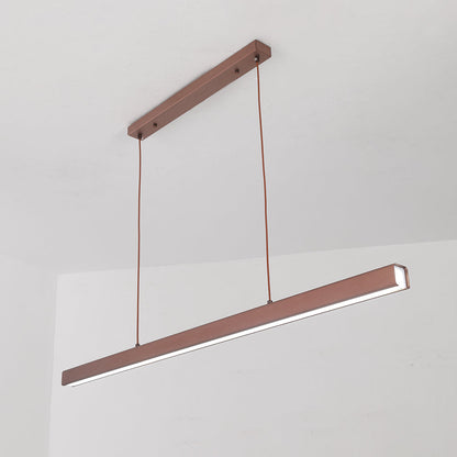 Simple Linear Pendant Light Modern Adjustable Ceiling Lamp