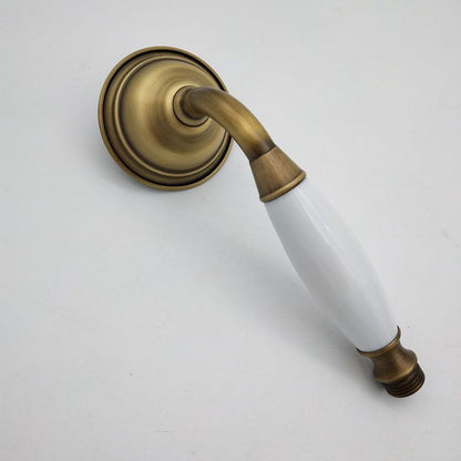 Classic Gold Showerhead with Handle