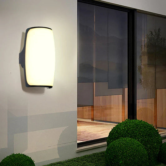 Weatherproof Outdoor LED Wall Light Black - Halri