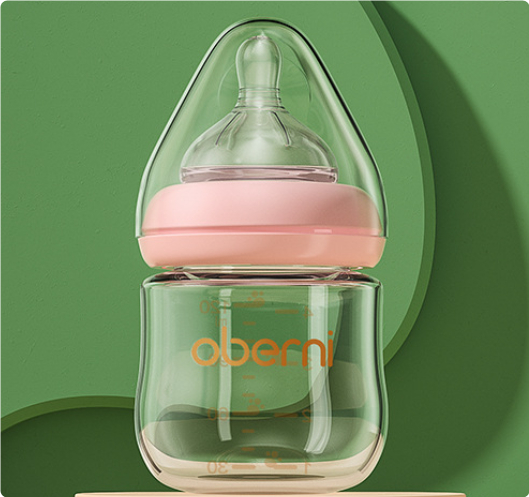 Biberon doux avec tétine en silicone - Anti-coliques sûr
