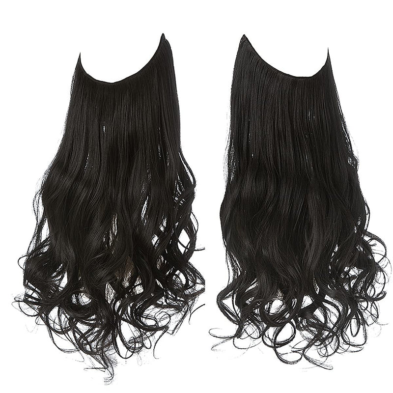Magnifique perruque aux cheveux bouclés et volumineux