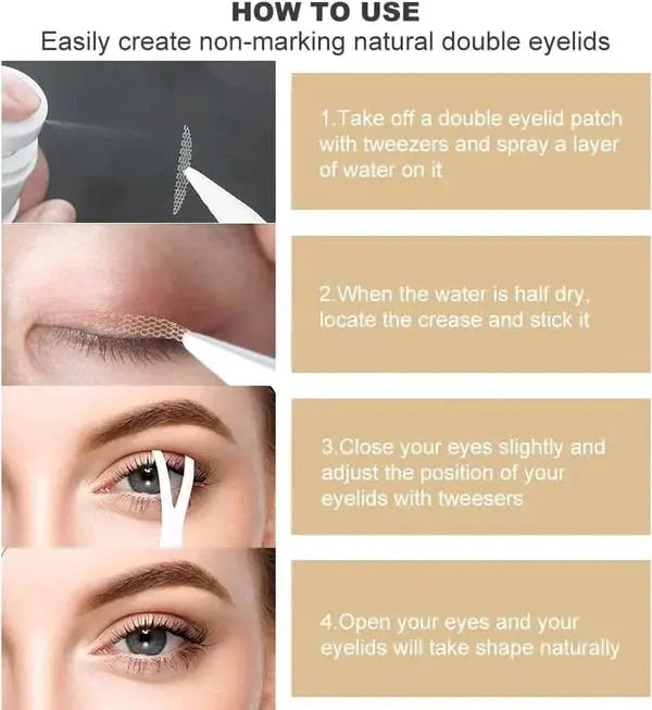 Easy to Use Natural Double Eyelid Tape