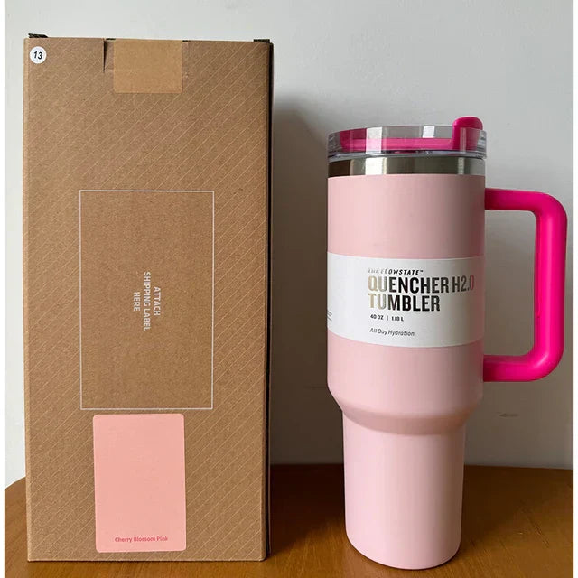 Grande tasse de voyage isotherme avec couvercle à bec verseur