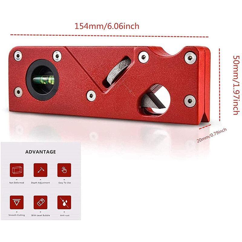 Outil de lissage d'angles à bords plats pour le travail du bois