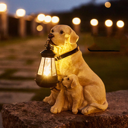 Outdoor Solar Powered Dog Lamp - Halri