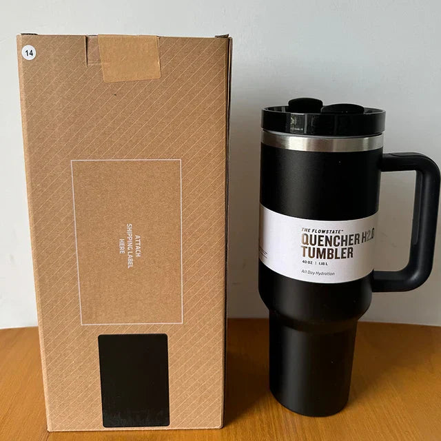 Grande tasse de voyage isotherme avec couvercle à bec verseur