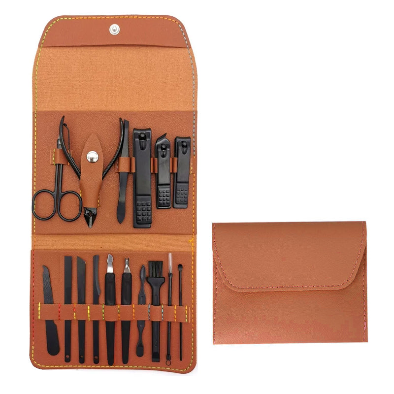 Kit de coupe-ongles de voyage (12/16 pièces)