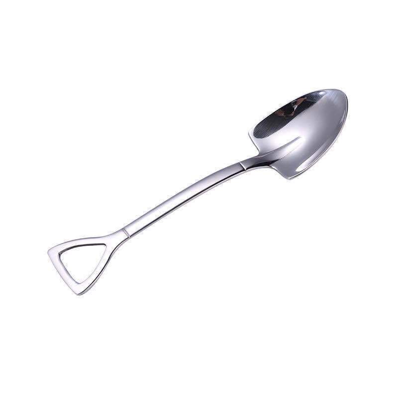 Spatule-cuillère à fentes en acier inoxydable durable