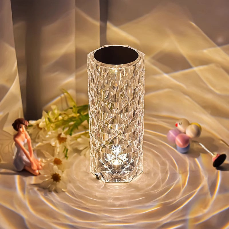 Lampe de chevet romantique avec veilleuse chaleureuse