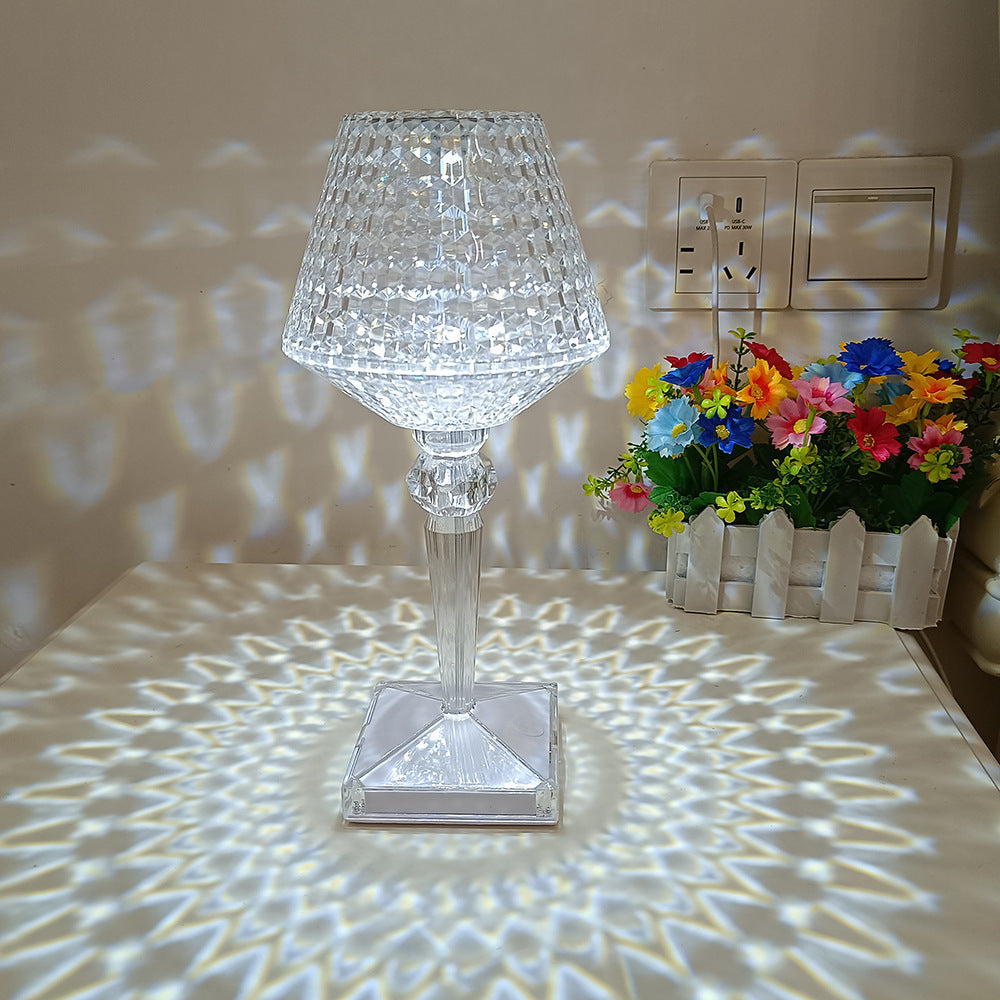 Lampe de chevet romantique avec veilleuse chaleureuse