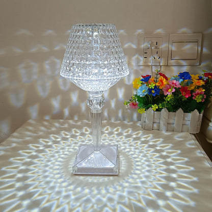 Lampe de chevet romantique avec veilleuse chaleureuse
