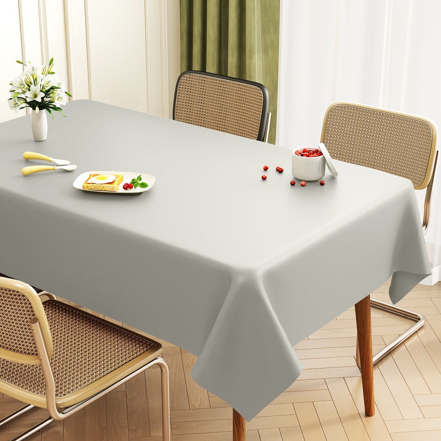 Tapis de table rectangulaire en cuir de qualité supérieure