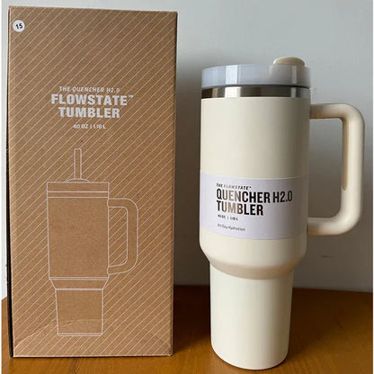 Grande tasse de voyage isotherme avec couvercle à bec verseur