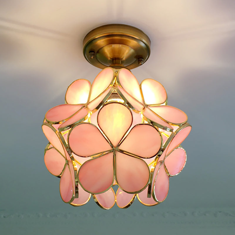 Lampe de plafond Tiffany de style vintage 