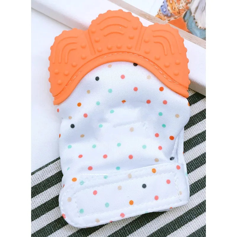 Moufle de dentition pour bébé en silicone souple