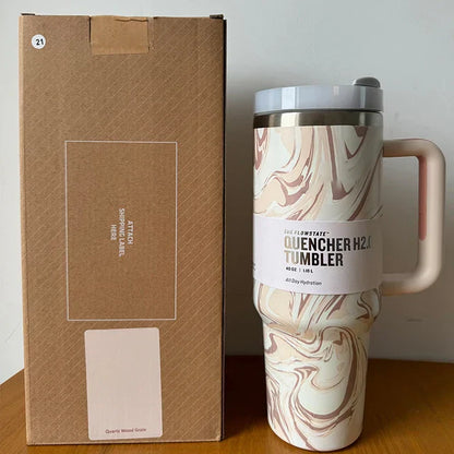 Grande tasse de voyage isotherme avec couvercle à bec verseur