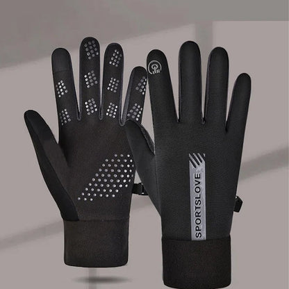Gants d'hiver chauds pour écrans tactiles, imperméables et antidérapants