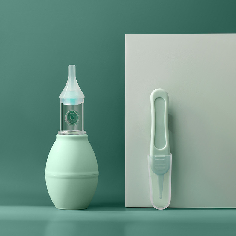 Baby Nasal Aspirator - Soft Silicone Nose Cleaner - Halri