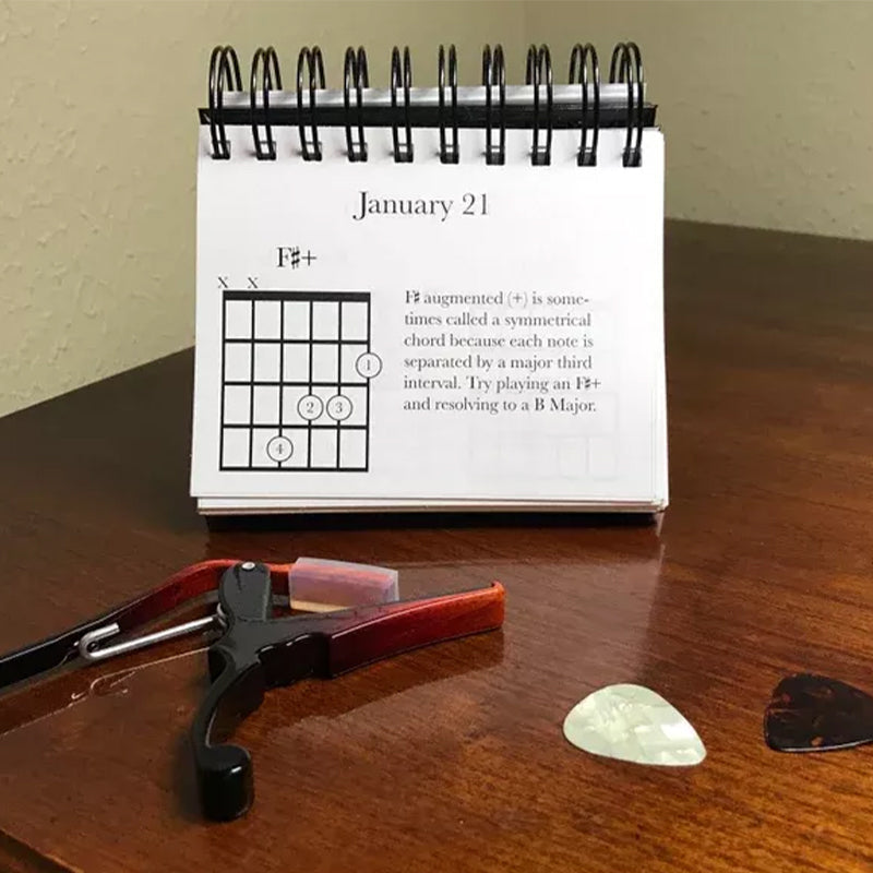 Daily Guitar Chord Wall Calendar - Halri
