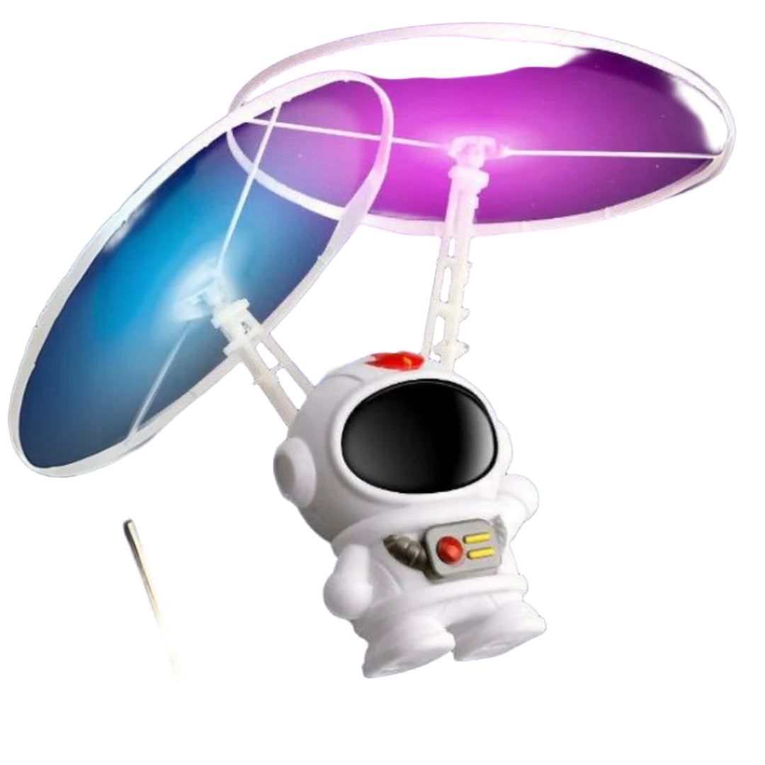 Jouet spatial LED coloré et rotatif