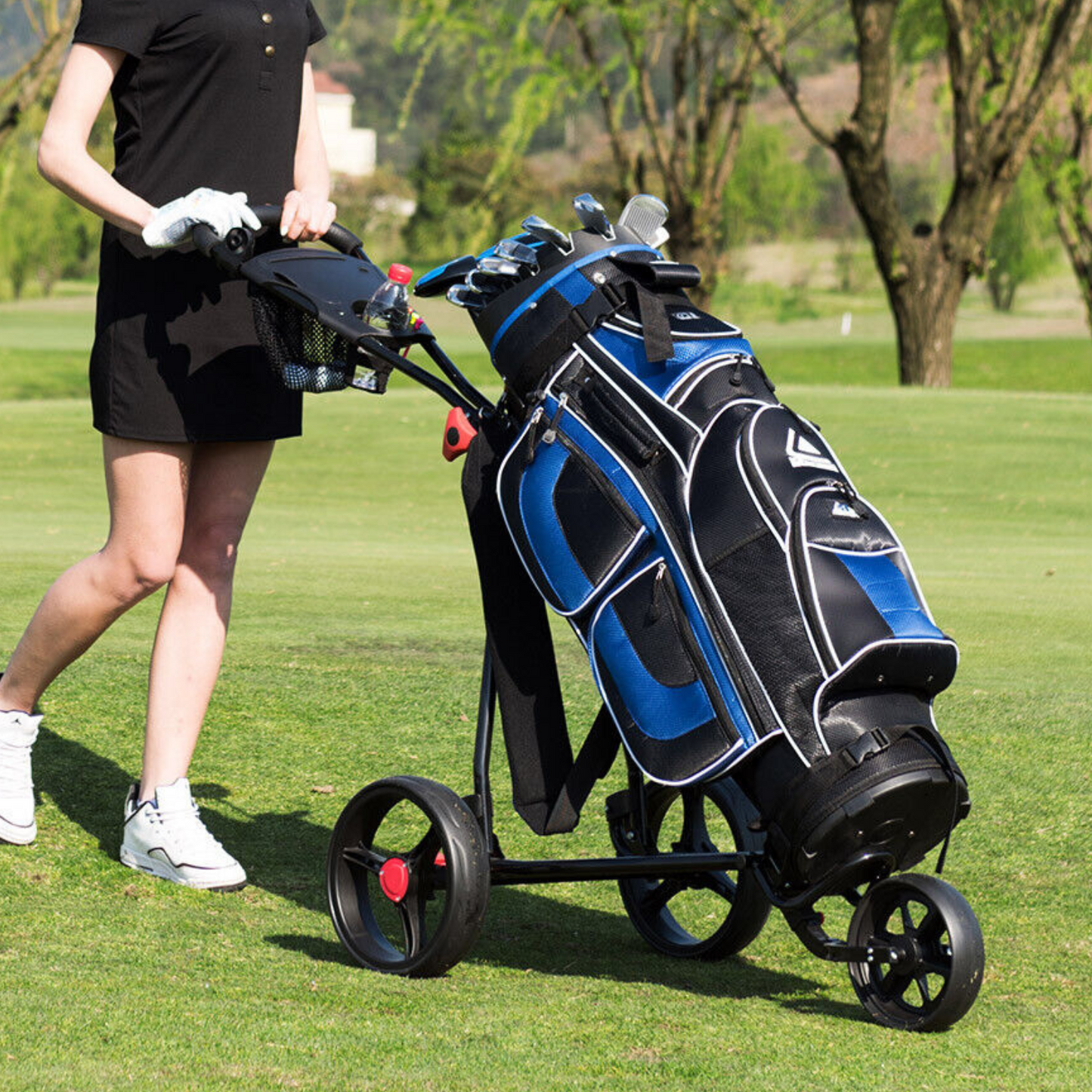 Durable Golf Trolley Cart with Wheels - Halri