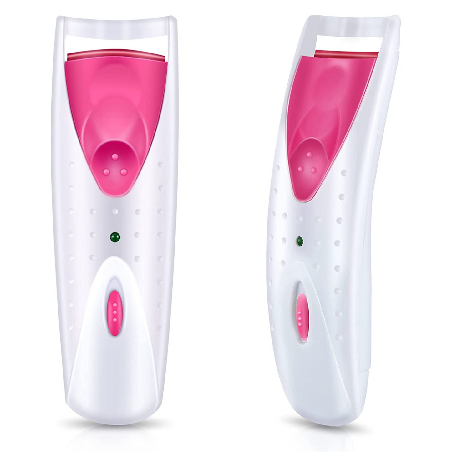 Compact Heated Eyelash Curler and Mascara Setter