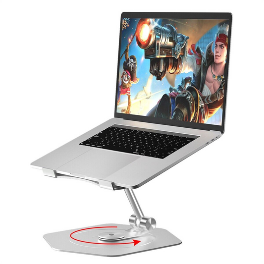 Adjustable Height Laptop Stand with 360 Rotation - Halri