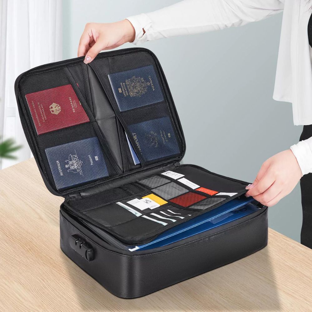 Secure Flame Resistant Money Storage Bag