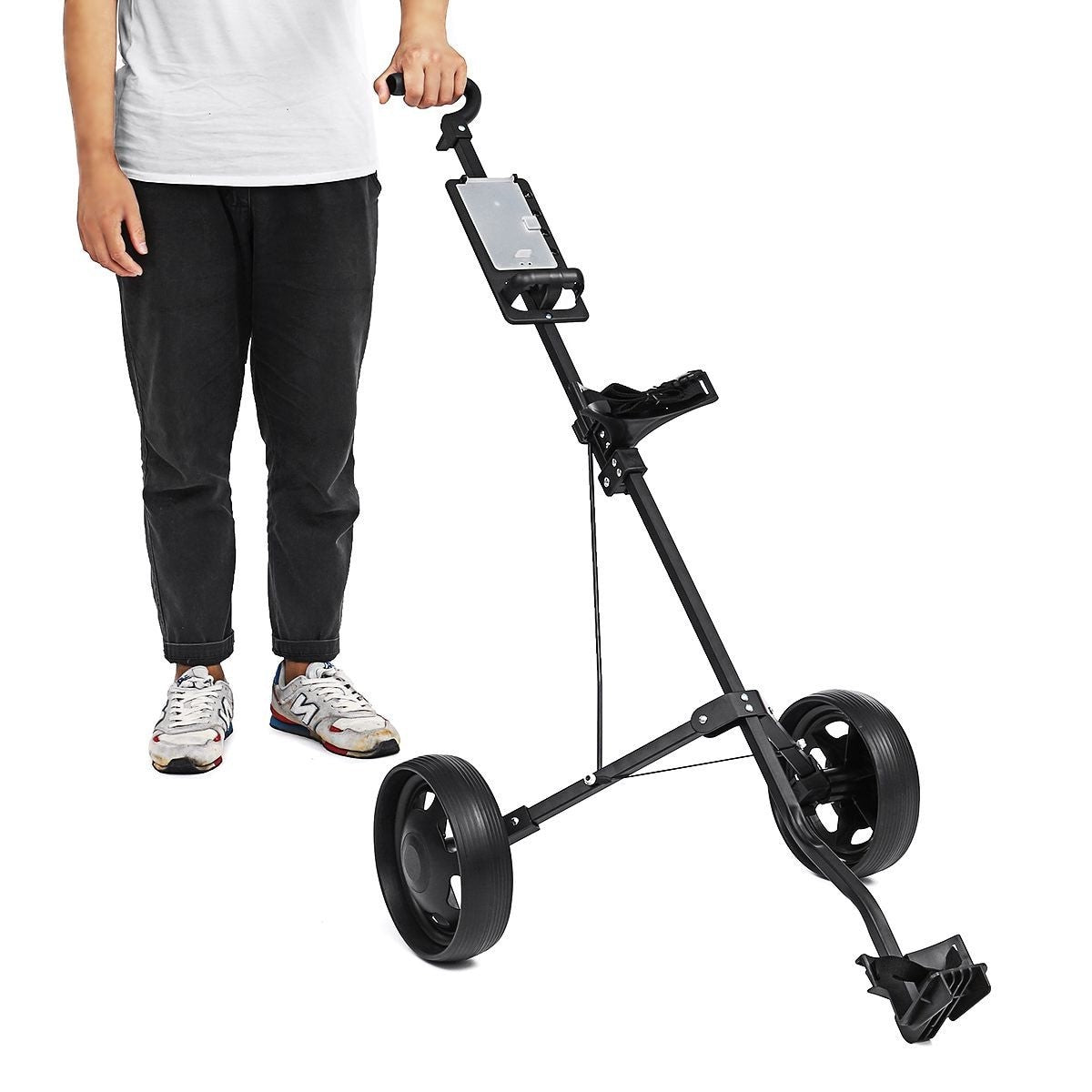 Compact Golf Pull Along Trolley Cart - Halri