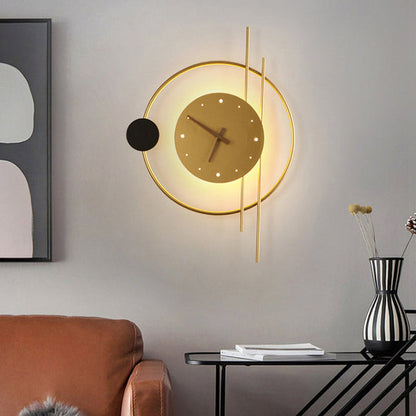 Contemporary LED Illuminated Wall Clock - Halri