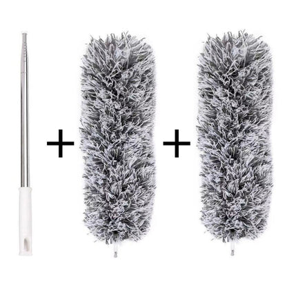 Plumeau de nettoyage flexible en microfibre à long manche