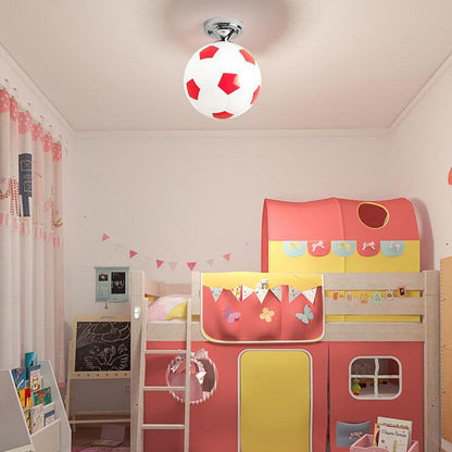 Lampe de plafond en verre pour sports amusants